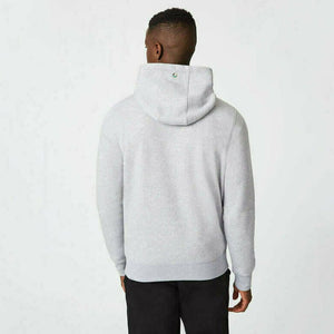 Mercedes AMG Petronas F1 Team Grey Large Logo Fanwear Hoodie
