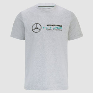 Mercedes AMG Petronas F1 Team FW Large Logo Tee Grey