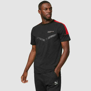 Porsche Motorsport Black Fanwear Tee Shirt