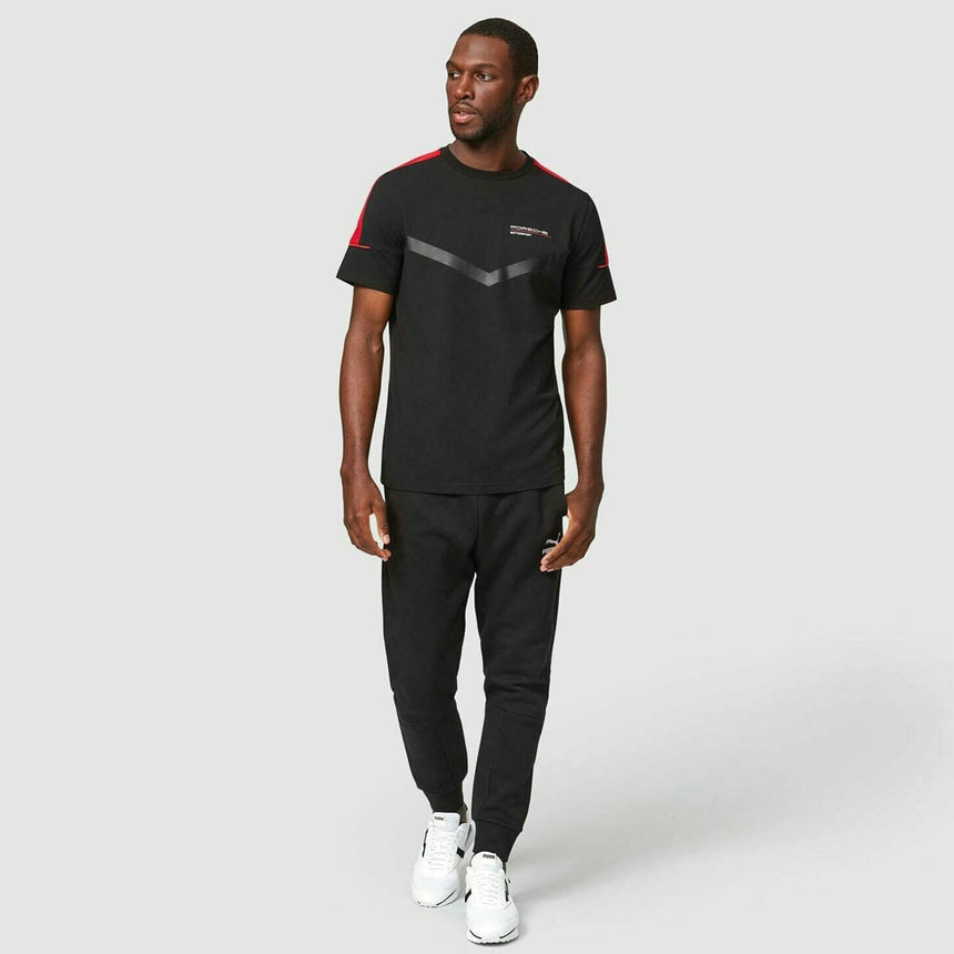Porsche Motorsport Black Fanwear Tee Shirt