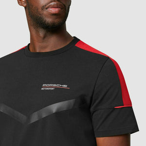 Porsche Motorsport Black Fanwear Tee Shirt