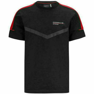 Porsche Motorsport Black Fanwear Tee Shirt