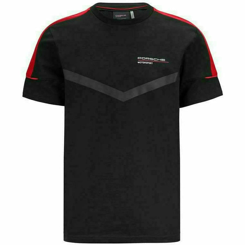 Porsche Motorsport Black Fanwear Tee Shirt