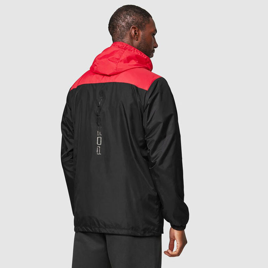 Porsche Motorsport Chevron Insert Black/Red Windbreaker Jacket