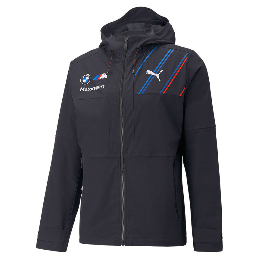 BMW Motorsport Puma Official License Black Lightweight Waterproof Rain Jacket