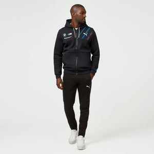 BMW Motorsport Puma Official License Black Full Zip Hoodie