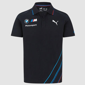 BMW Motorsport Puma Polo Shirt Charcoal Grey Men