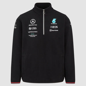 Mercedes-AMG Petronas F1 Team 1/4 Zip Fleece | Black