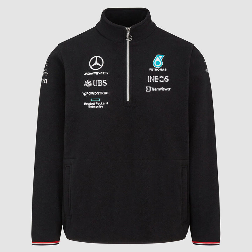 Mercedes-AMG Petronas F1 Team 1/4 Zip Fleece | Black