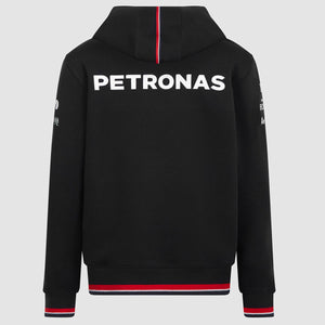 Mercedes AMG Petronas F1 Team Black Replica Kids Hooded Sweat Shirt