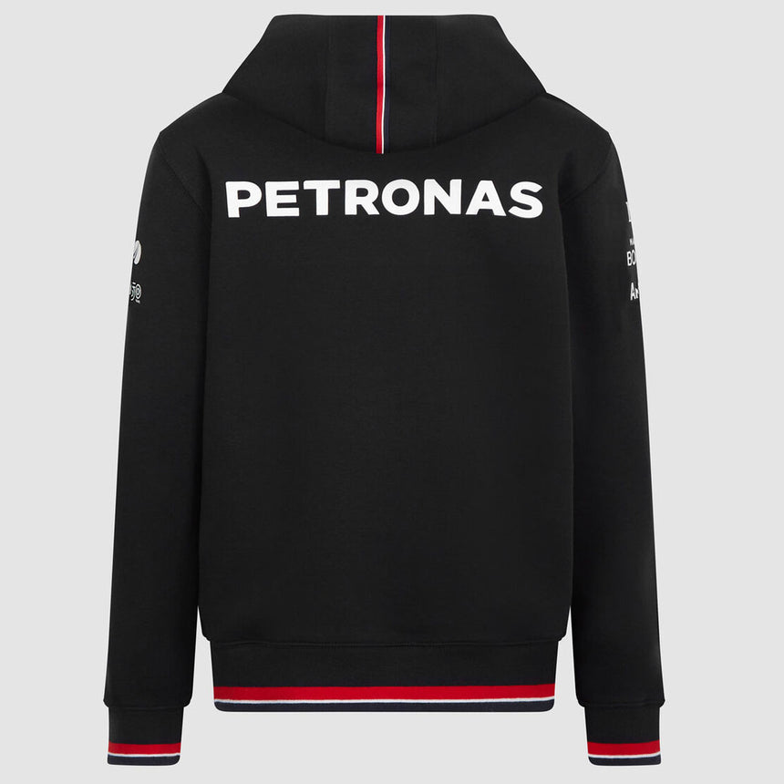 Mercedes AMG Petronas F1 Team Black Replica Kids Hooded Sweat Shirt