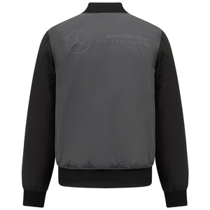 Mercedes AMG Petronas F1 Team Fan Wear Bomber Jacket Grey/Black