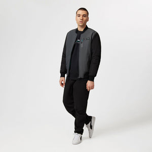 Mercedes AMG Petronas F1 Team Fan Wear Bomber Jacket Grey/Black