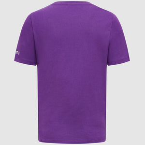 Mercedes AMG Petronas F1 Purple Lewis Hamilton LH44 Logo T-Shirt