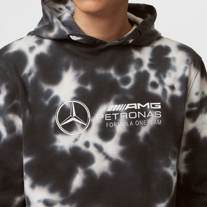 Mercedes AMG Petronas F1 Team Fan Wear Tie Dye Hoodie
