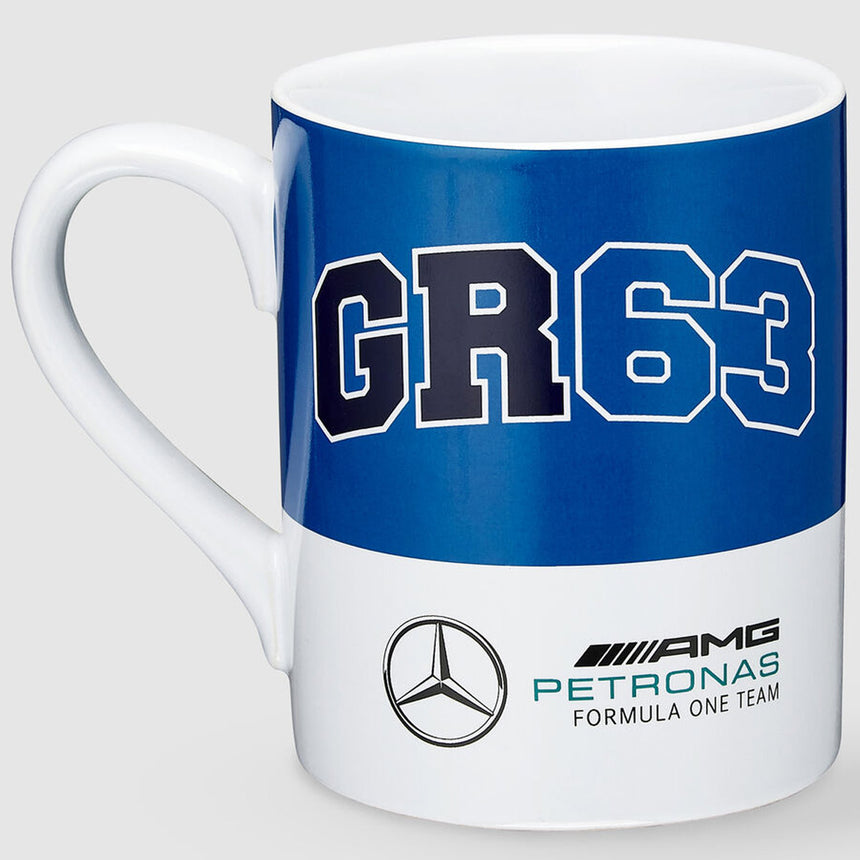 Mercedes-AMG Petronas F1 Team George Russel 63 Porcelain Coffee Mug