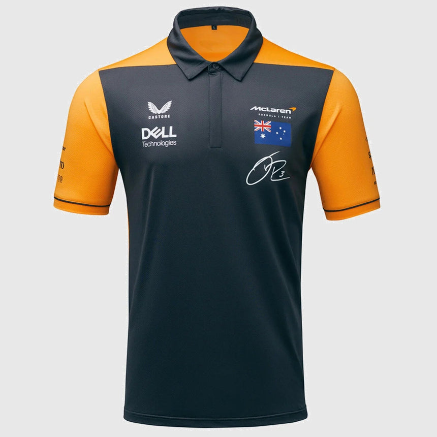 McLaren F1 Team 2022 Daniel Ricciardo Drivers Polo T-Shirt