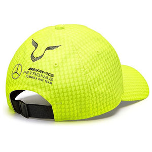 Mercedes AMG Petronas F1 Team Replica Kids Lewis Hamilton COL Driver BB Cap | Yellow