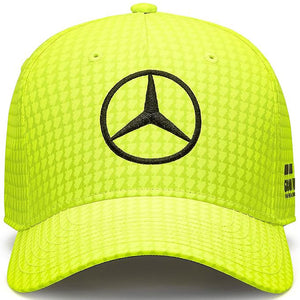Mercedes AMG Petronas F1 Team Replica Kids Lewis Hamilton COL Driver BB Cap | Yellow