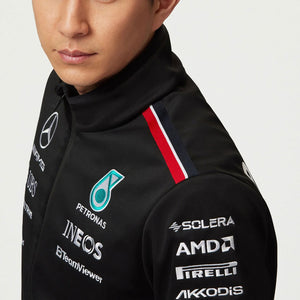 Mercedes AMG Petronas F1 Team Softshell Jacket | Black