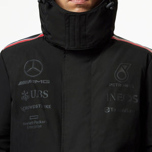 Mercedes AMG Petronas F1 Team Replica Black Winter Coat