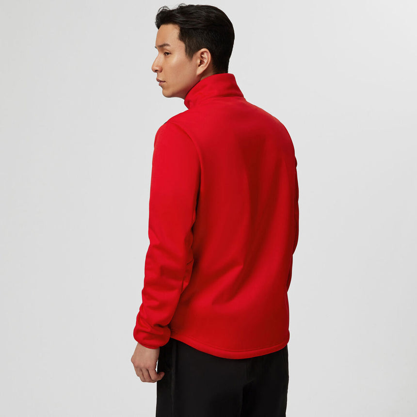 Scuderia Ferrari Men’s Softshell Jacket Fleece Lined Motorsport Outerwear