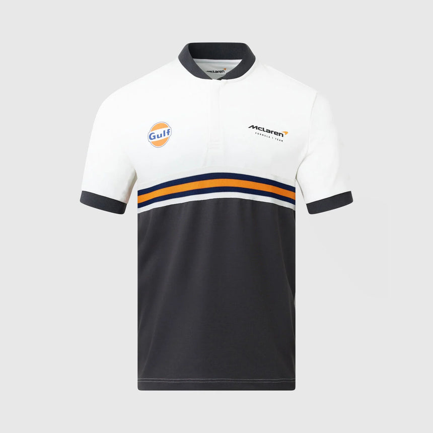 Mclaren x Gulf  F1 Team Core Essentials Polo Shirt