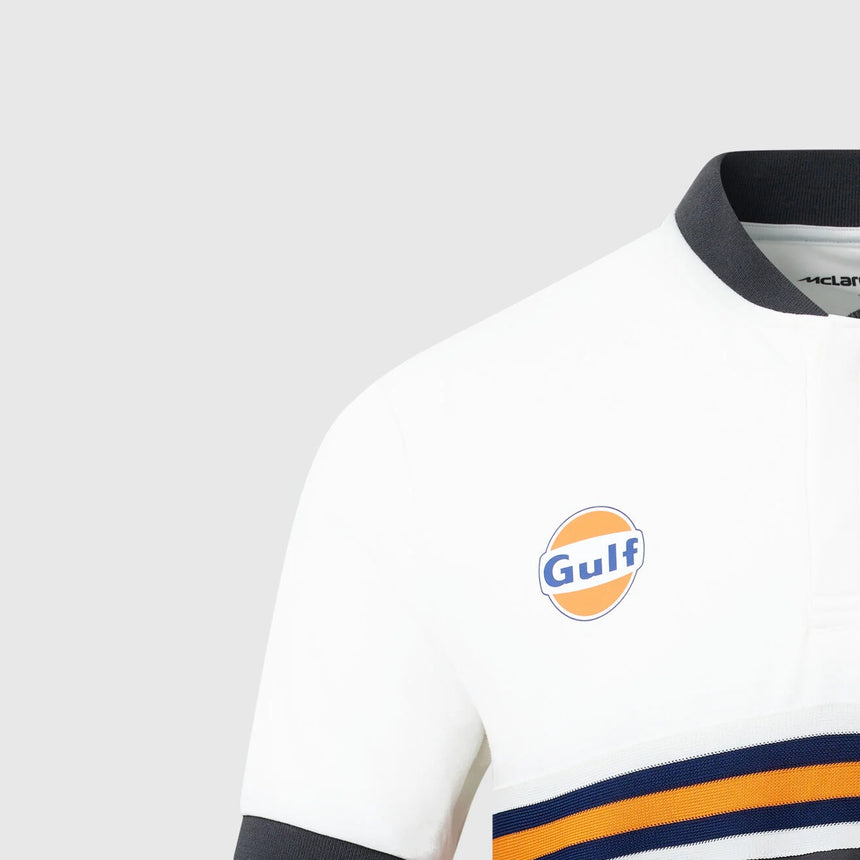 Mclaren x Gulf  F1 Team Core Essentials Polo Shirt
