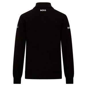 Porsche Motorsport 1/4 Zip Knitted Jumper | Black