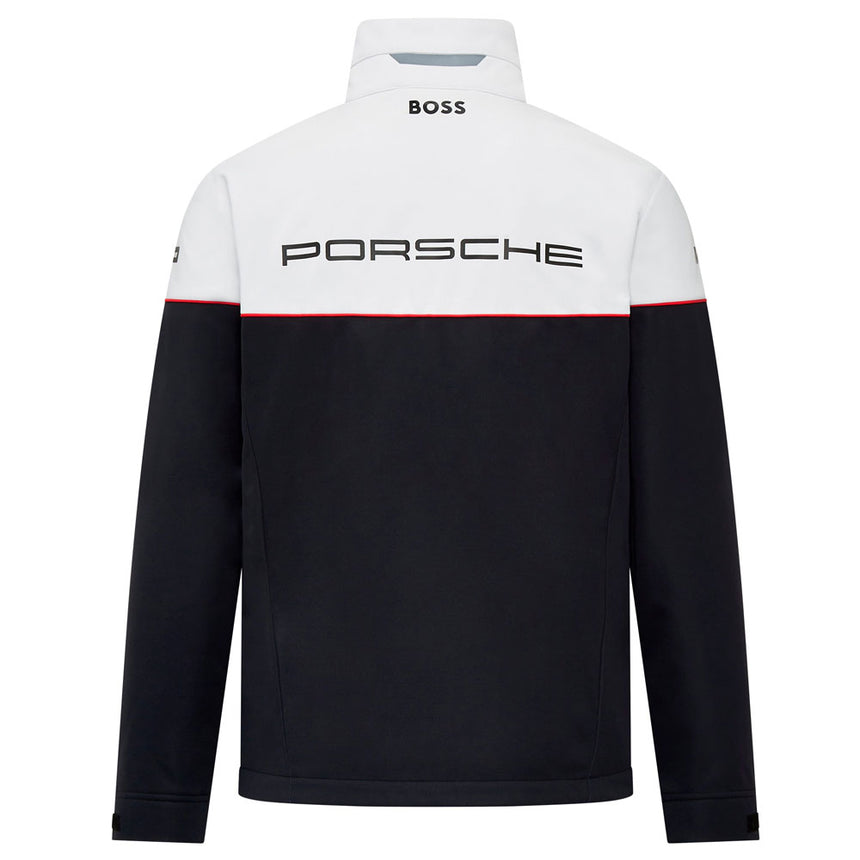 Porsche Motorsport Black/White Team Softshell Jacket