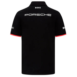 Porsche Motorsport Black Team Polo Tee Shirt