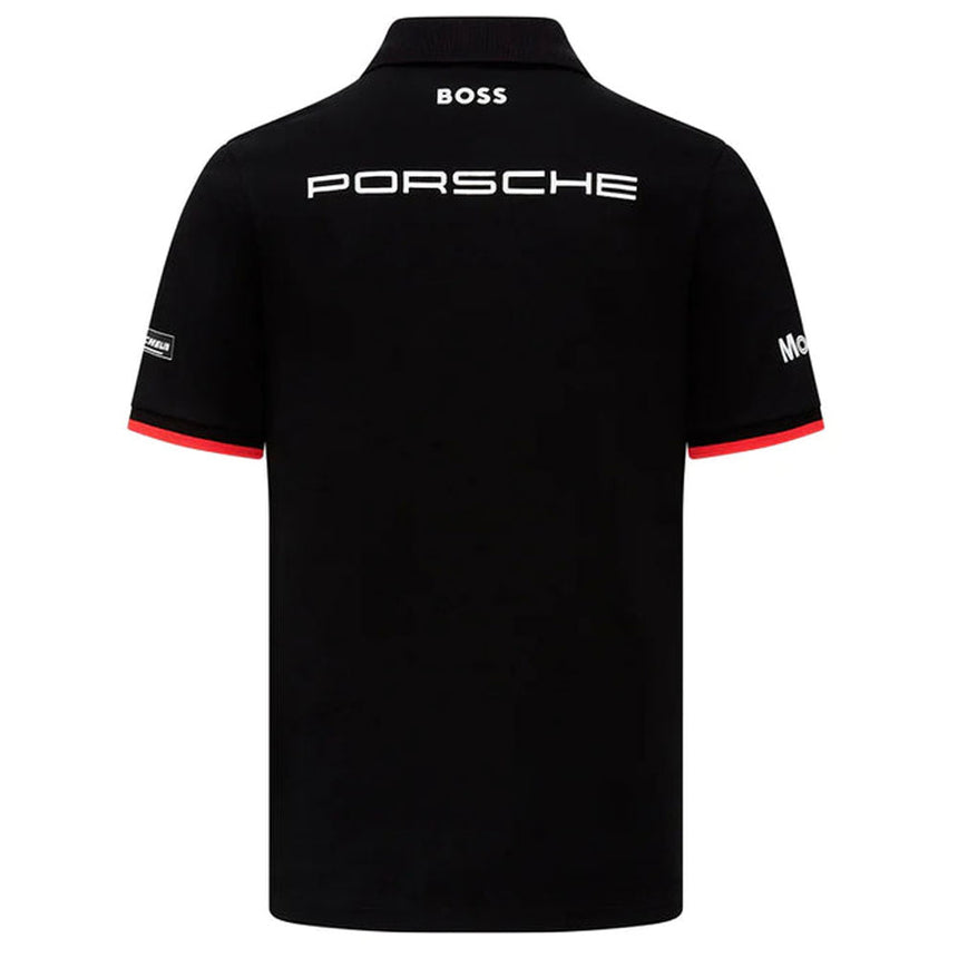 Porsche Motorsport Black Team Polo Tee Shirt
