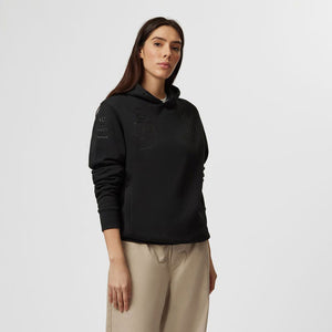 Mercedes AMG Petronas F1 Team Black Stealth Logo Hoodie