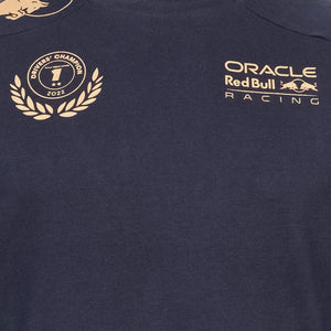 Oracle Red Bull Racing F1 Team 2022 Max Verstappen Champion T-Shirt | Navy