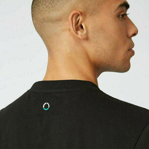 Mercedes AMG Petronas F1 Team Black Fanwear Stealth Logo Tee Shirt