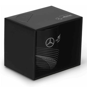 Mercedes AMG Petronas F1 Team Black Coffee Mug