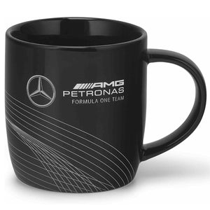 Mercedes AMG Petronas F1 Team Black Coffee Mug