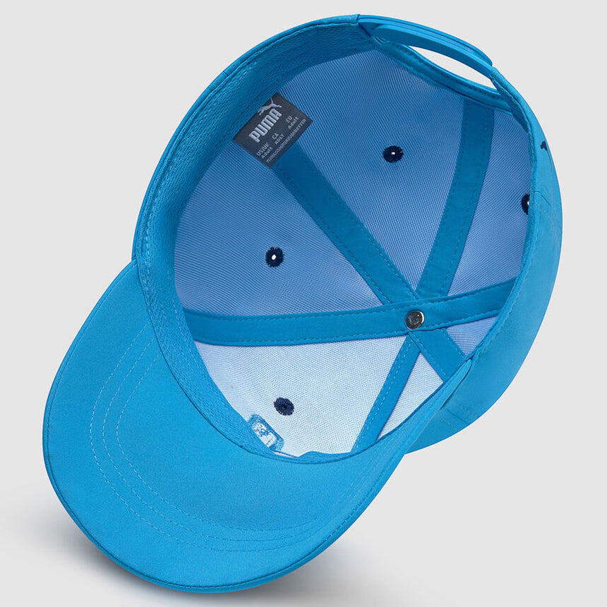 PUMA Williams Racing Bright Sky Blue Official F1 Navy Snapback Cap