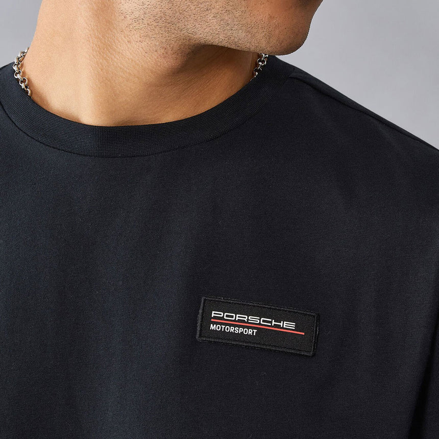Porsche Motorsport Black Logo Tee Shirt