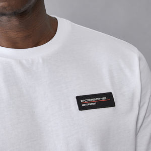 Porsche Motorsport PUMA 2026 Official White Small Logo Travel Tee Shirt