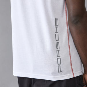 Porsche Motorsport PUMA 2026 Official White Small Logo Travel Tee Shirt