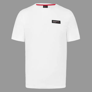 Porsche Motorsport PUMA 2026 Official White Small Logo Travel Tee Shirt