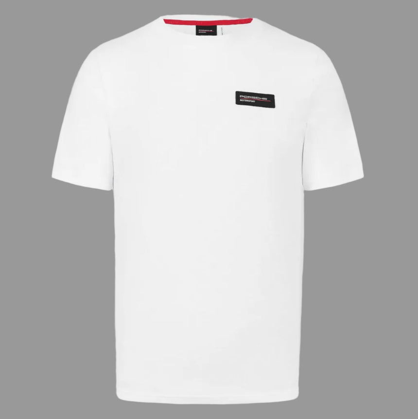 Porsche Motorsport PUMA 2026 Official White Small Logo Travel Tee Shirt