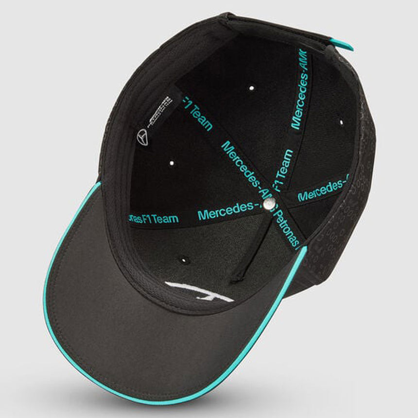 Mercedes AMG Petronas F1 Team Replica Basketball Cap | Black
