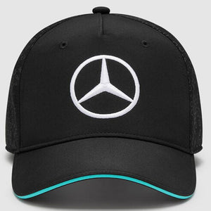 Mercedes AMG Petronas F1 Team Replica Basketball Cap | Black