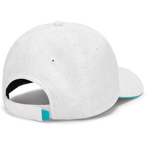 Mercedes AMG Petronas F1 Team Replica Basketball Cap | White