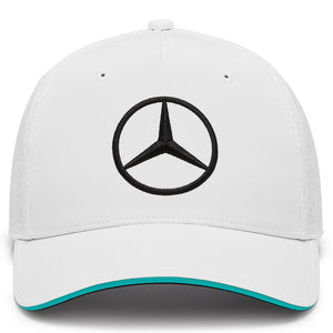 Mercedes AMG Petronas F1 Team Replica Basketball Cap | White