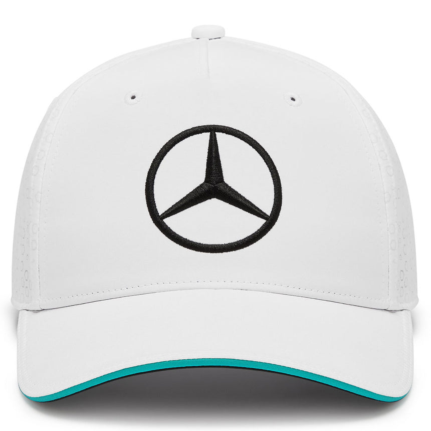 Mercedes AMG Petronas F1 Team Replica Basketball Cap | White