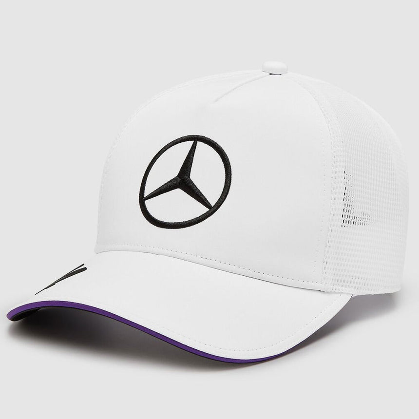 Mercedes-AMG Petronas Lewis Hamilton #44 Trucker Hat White