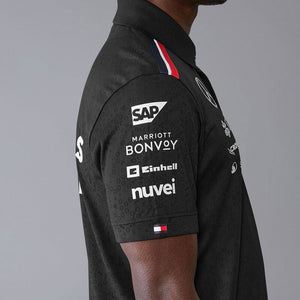 Mercedes AMG Petronas F1 Team Black Pol Tee Shirt